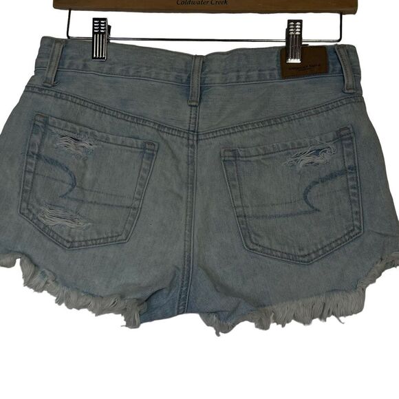 American Eagle AEO Tomgirl Shortie Button Fly Shorts Size 4 - Picture 2 of 12